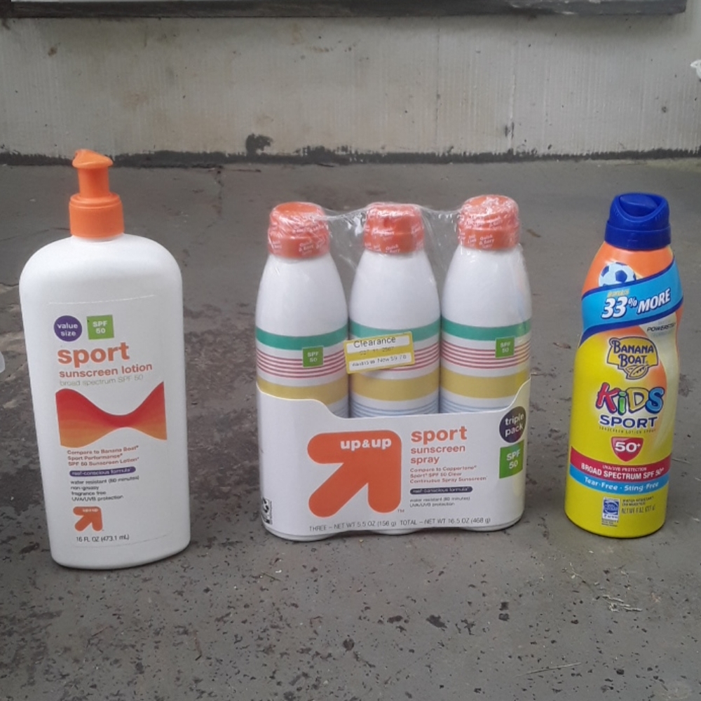 Sunscreen lot